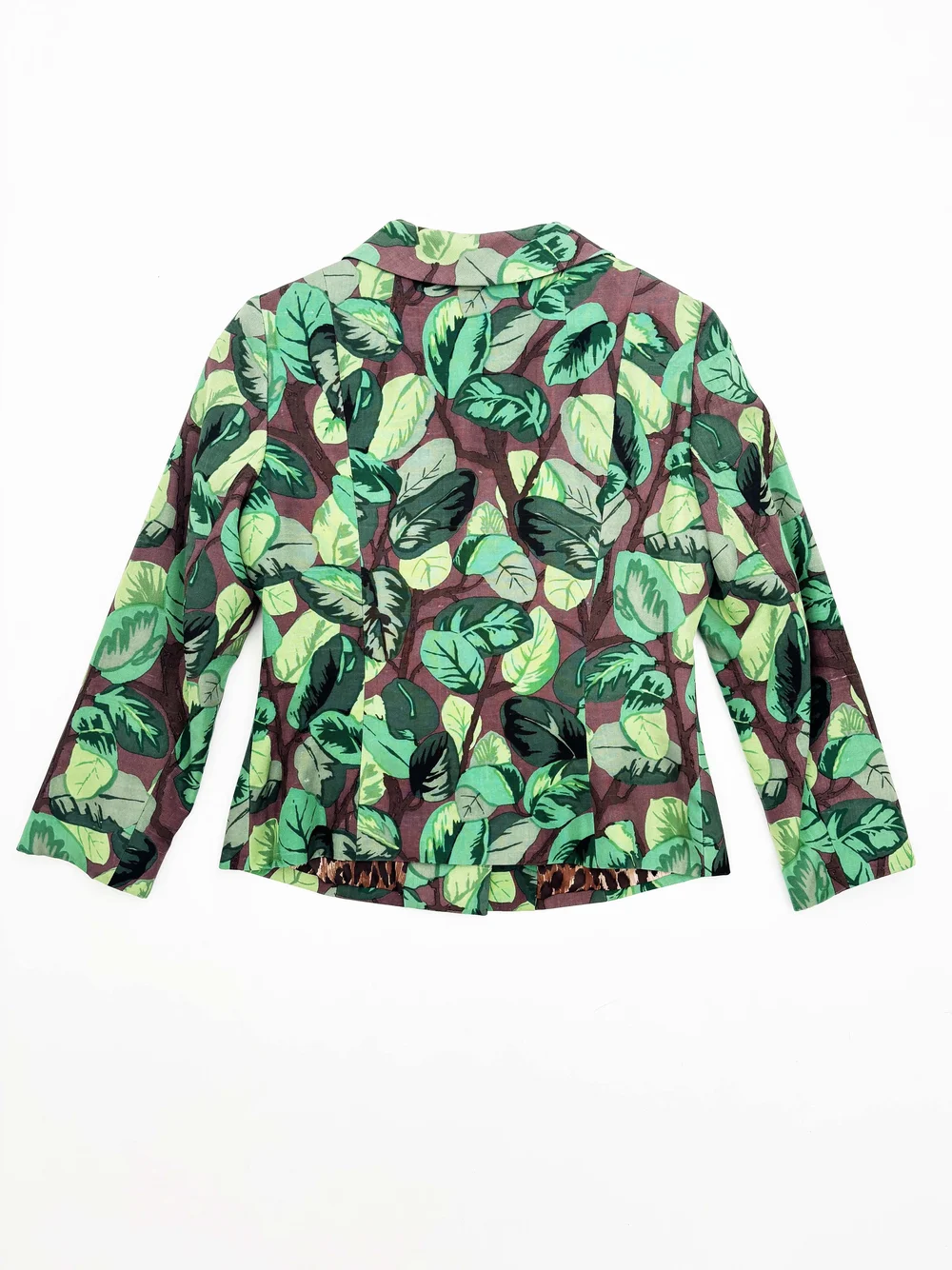 Dolce & Gabbana S/S 1997 leaf print suit — JAMES VELORIA